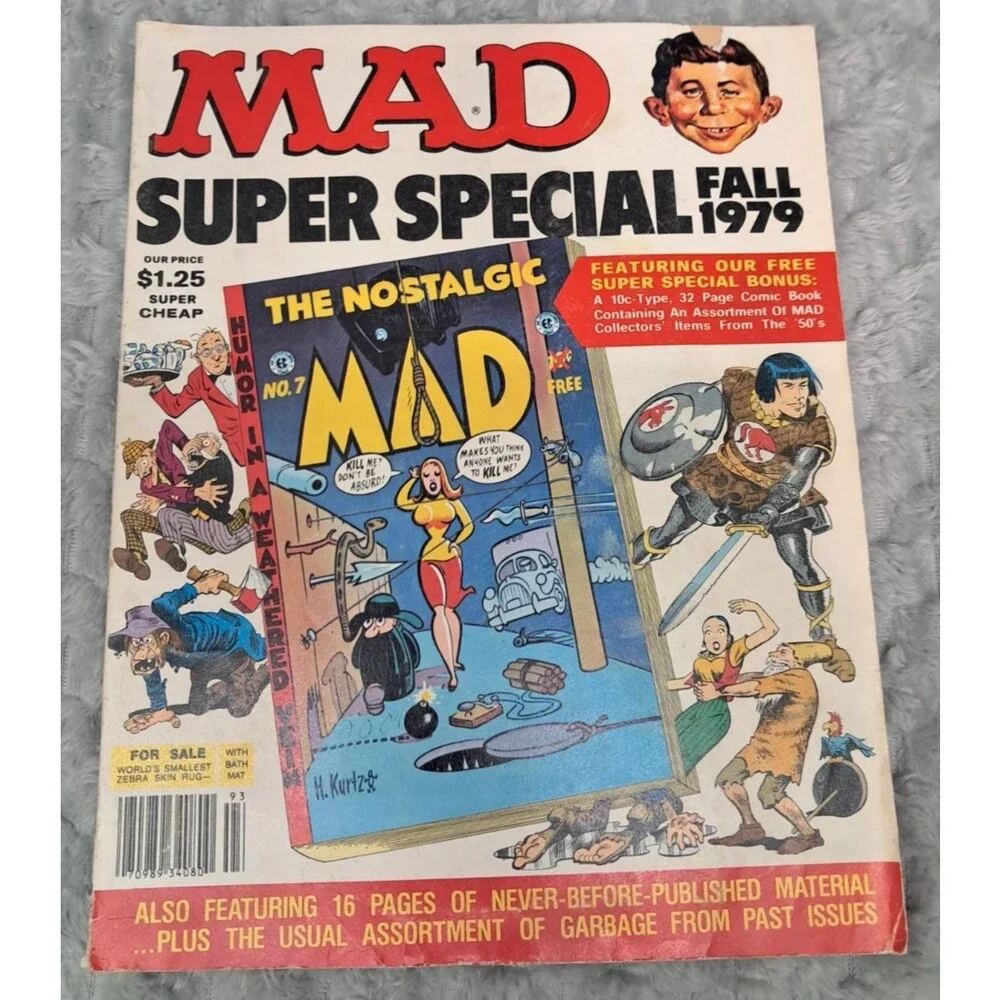 Lot MAD Magazine Super Special Bonus Comics Intact 24 26 With Record Summer 1980